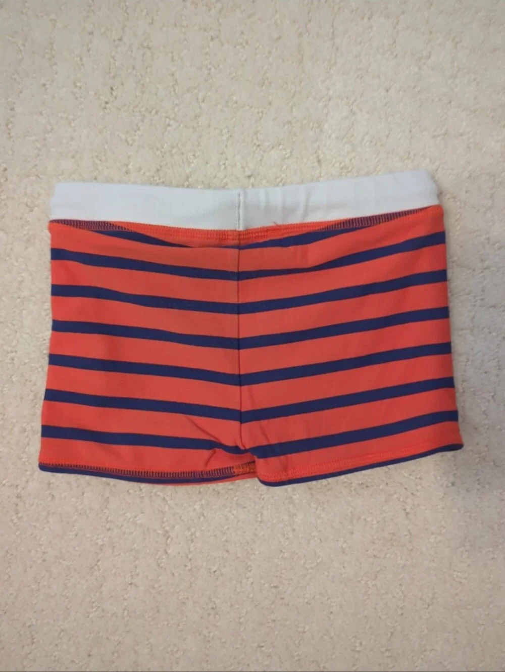 Boden Navy, Coral & Teal Tiger Rashguard Swim Set
